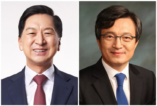 김기현(왼쪽) 국민의힘 의원과 김의겸 더불어민주당 의원. <김기현, 김의겸 의원실 제공>